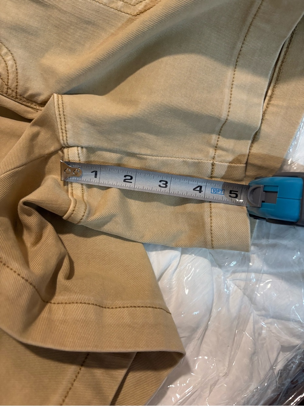 SPANX Tan Stretch Twill Short - Picture 4 of 4